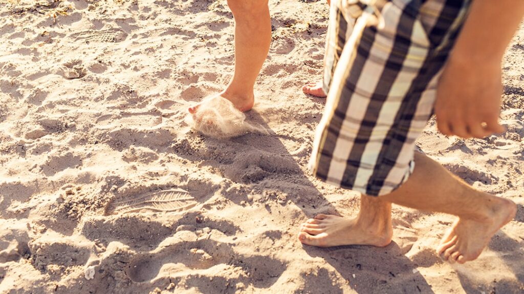 Why You Should Walk Barefoot on the Beach • Great Lengths Hair Gallery